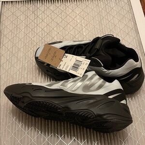 Yeezy Black and Silver Men's Sneakers